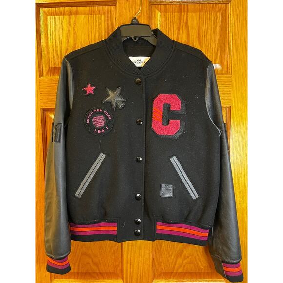 Coach Varsity Jacket Women's Size Large - Picture 1 of 3